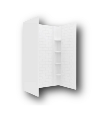 51628  Shower Walls 48"W x 30"D x 72"H