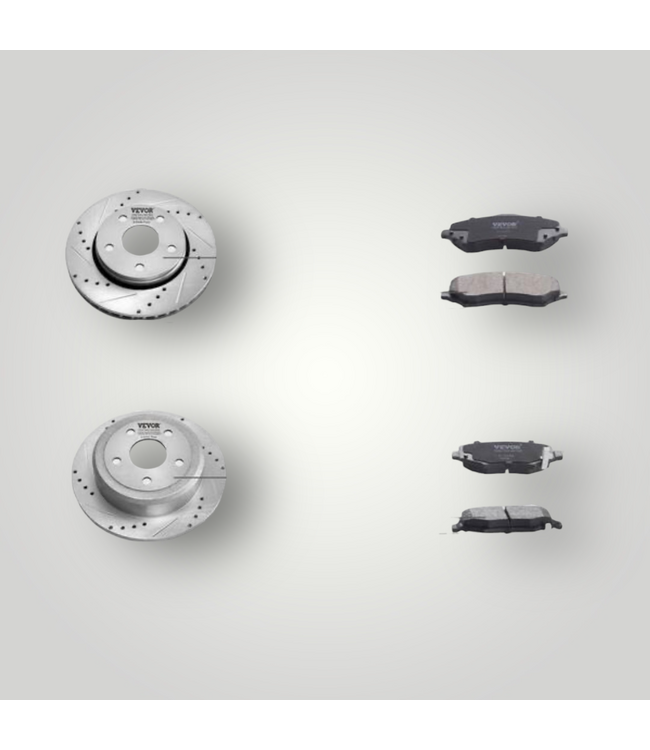 51631 Front & Rear Brake Kit (2007-2017 Jeep Wrangler)