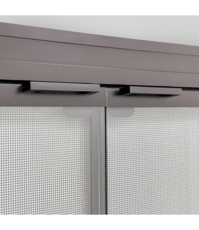 51634 Fireplace Glass Doors With Screen 33"W x 27.5"H