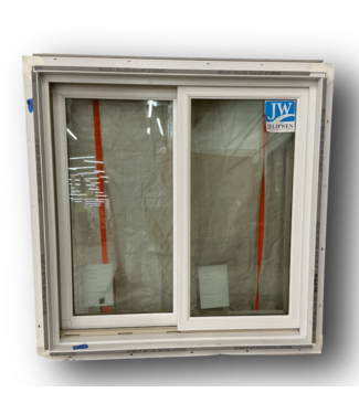 51637 Aluminum/Wood Sliding Window 35.3125"W x 35.5625"H