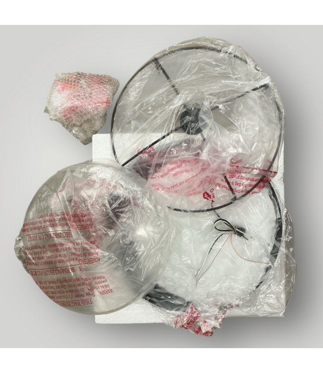 51643 Matte Black Flush Mount Light 14.88"W x 6.2"H