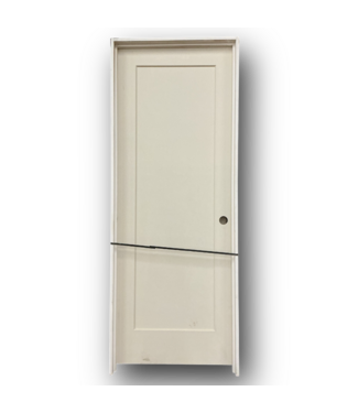 51675 Pre-Hung White 1-Panel Interior Door 30" x 80"