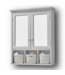 51680 Surface Mount Gray Medicine Cabinet 24.75"W