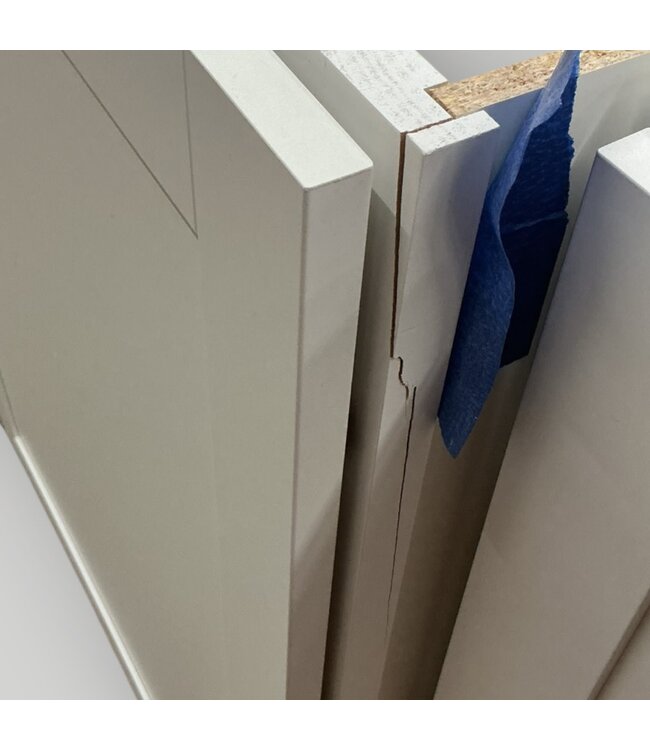 51676 Crisp White Wall Cabinet Set of 4-pcs