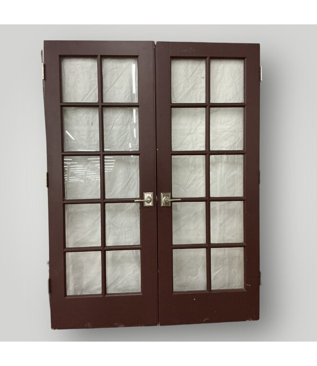 51693 10-Lite Interior French Door 60.5"W x 80"H