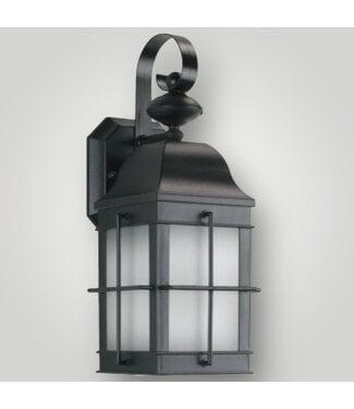 51694 Black LED Wall Lantern