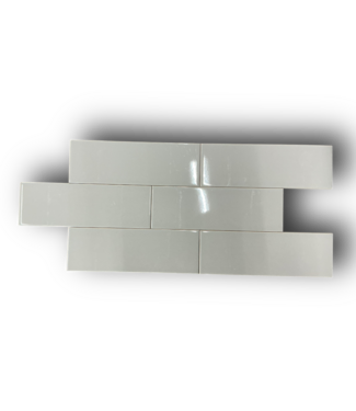 51703 Gray Matte Glazed Ceramic Subway Wall Tile 255.36 sq. ft.
