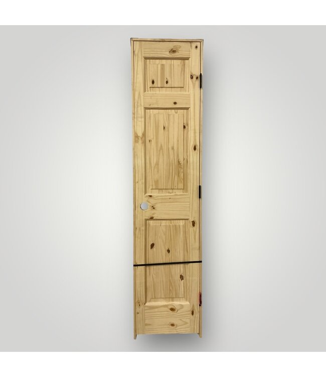 51708 Knotty Pine 3-Panel Prehung Interior Door 18" x 80"