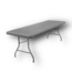 51717 10- Person Rectangle Gray Folding Table
