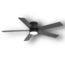 51723 Plain Black 5 Blade Flush Mount Ceiling Fan