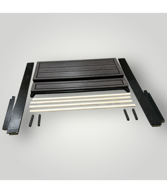 51750 Natural Wood Queen Size Bed Frame