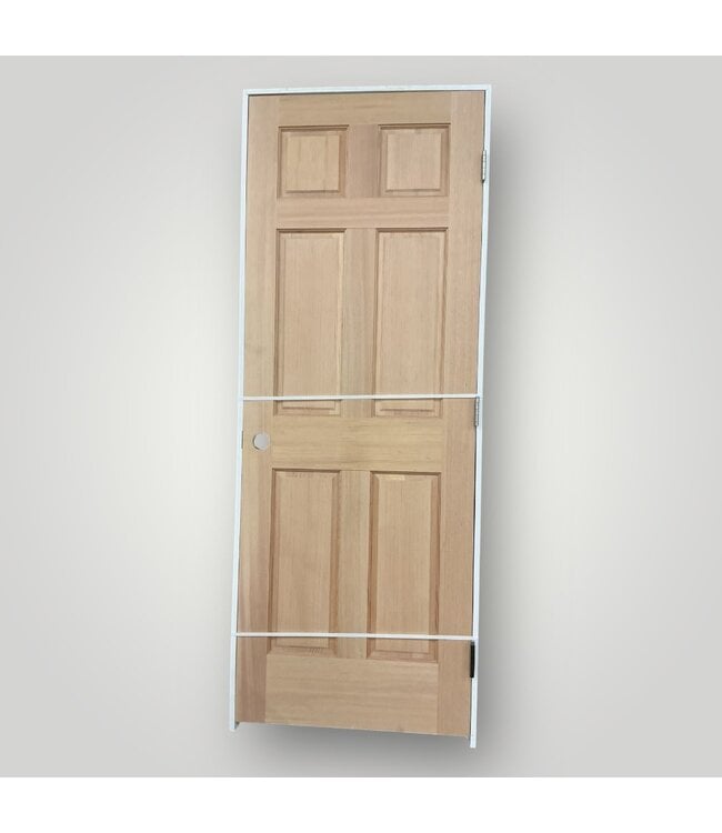 51752 Prehung Solid 6-Panel Interior Door 30" x 80" LH