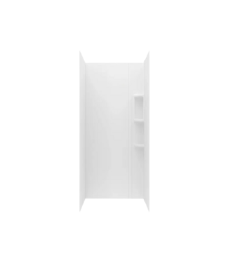 51761 4 Piece White Alcove Shower Surround