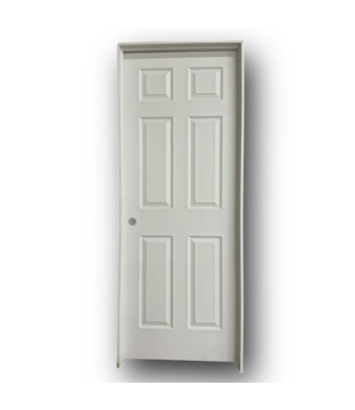 51763 Prehung White Solid Core Interior Door 30" x 80"