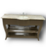 51770 Grayish Brown Bathroom Vanity With Top 58"W