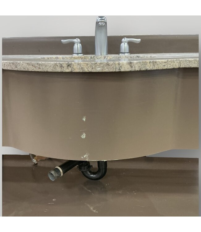 51771 Quartz Top Bathroom Vanity 58"W