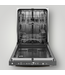 51784 Stainless Steel Built-In Dishwasher 24"W x 34"H
