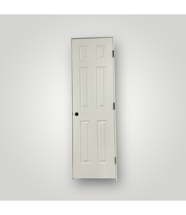 51787 Primed PH 6-Panel Interior Door 24" x 80" LH