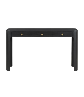 51786 Black Rustic Console Table