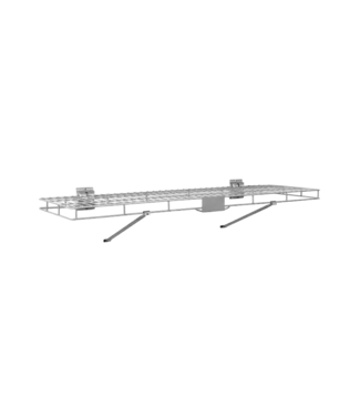 51789 Silver Steel Wire Shelf 2 Pieces