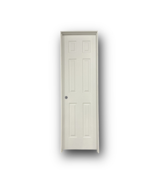51791 Primed PH 6-Panel Interior Door 24" x 80" RH