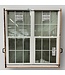 51794 White Vinyl Single Hung 2-Wide Window 64.5"W x 69"H