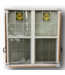 51794 White Vinyl Single Hung 2-Wide Window 64.5"W x 69"H