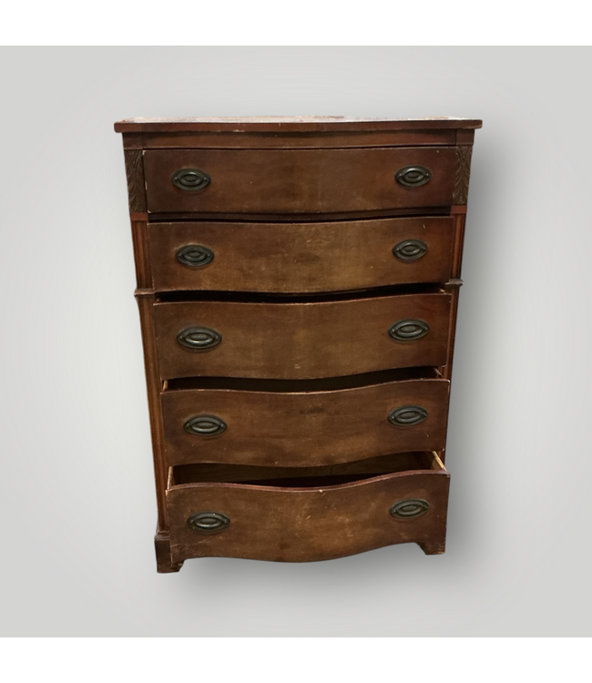 51800 Vintage Mahogany Dresser 34"W