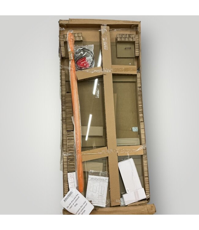 51805 Mirage-X Frameless Sliding Shower Door 55" to 59"W