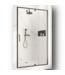 51806 Pivot Black Semi-Frameless Shower Door 38" to 42"W