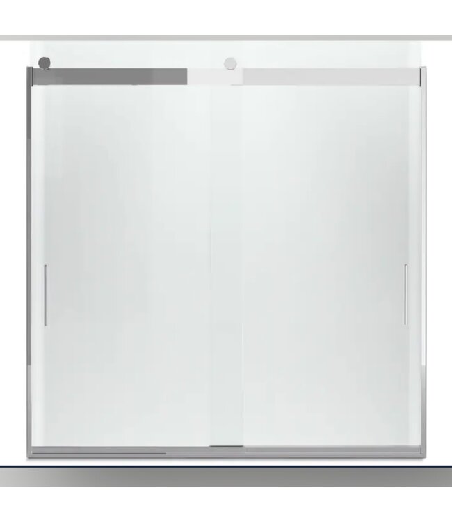 51808 Levity Frameless Bypass Sliding Bathtub Door 56" to 60"W