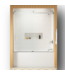 51808 Levity Frameless Bypass Sliding Bathtub Door 56" to 60"W