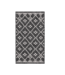 51816 Courtyard Black Ivory Outdoor Area Rug