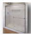 51821 Classic Chrome Semi-frameless Bypass Shower Door