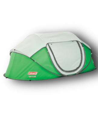 51825 Green And Silver Pop-up 2 Person Tent