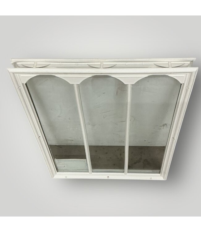 51828 3-Lite Exterior Door Insert Window 23.75"W x 28.875"H