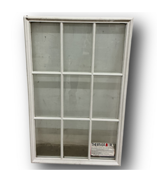 51829 9-Lite Exterior Door Insert Window 28.875'W x 37.875"H