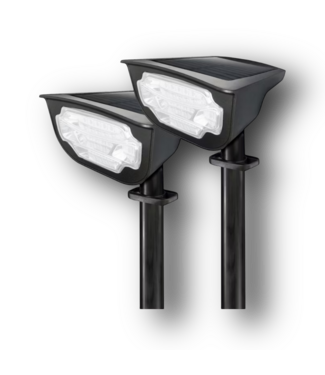 51830 Solar Powered Waterproof Pathway Lights 2 Pk