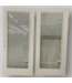 51827 White French Doors With Mini Blinds 72"W x 79"H