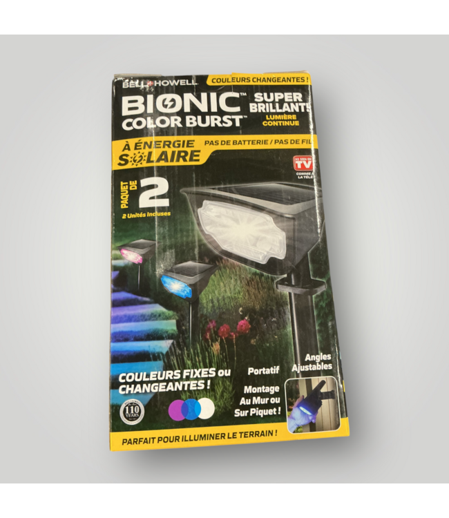 51830 Solar Powered Waterproof Pathway Lights 2 Pk