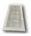 51834 Acrylic Rectangle Drop-In Bathtub White