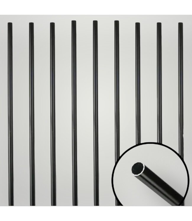 51854 Black Aluminum Balusters 10-pack
