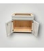 51855 White Sink Base Cabinet 36"