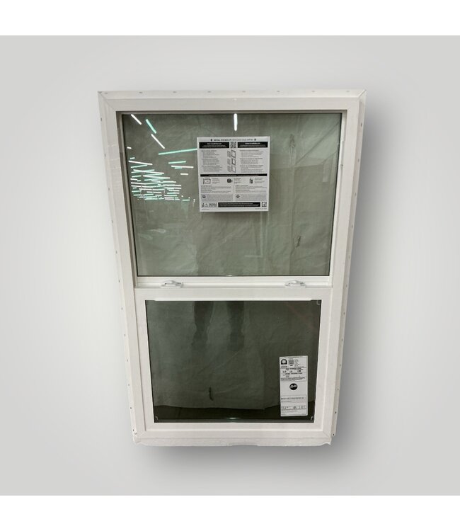 51858 White Vertical Slider Window 29.5" x 47.5"