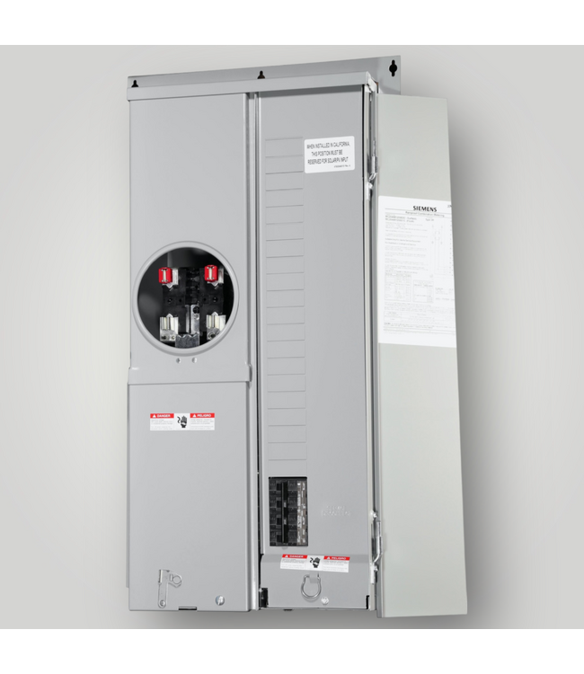 51859 200-Amp Combination Meter Socket & Load Center