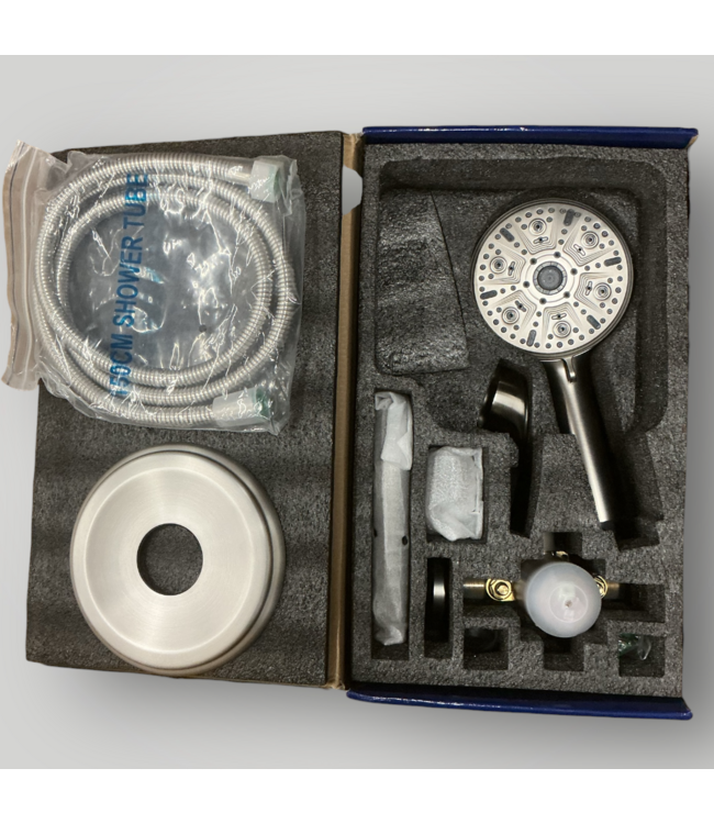 51861 Single Handle 10-Spray Round Shower Faucet