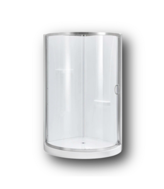 51866 3-Piece "Round Corner Shower Kit 44"W x 77"H