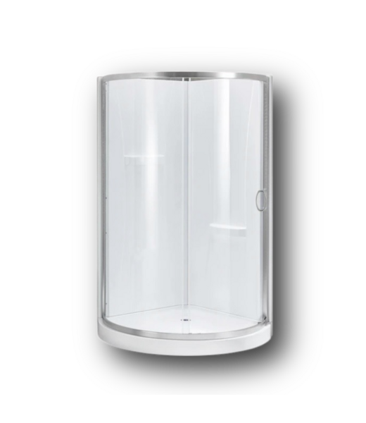 51866 3-Piece "Round Corner Shower Kit 44"W x 77"H