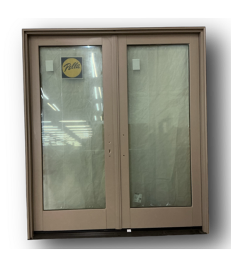 51876 Full Lite Prehung French Inswing Door 71.25"W x 81.5"H