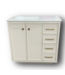 51877 Beige Single Sink Bathroom Vanity w/Top 36"